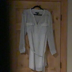 Sanctuary Striped Gray Dress